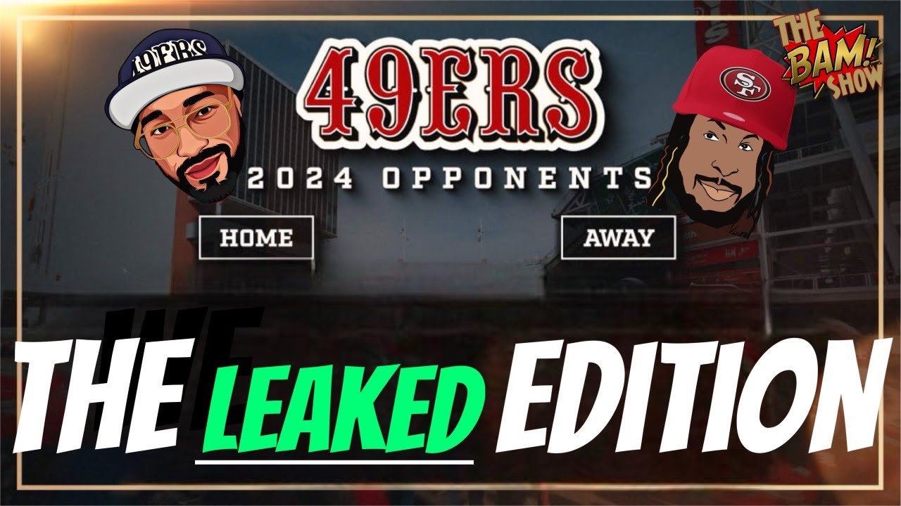 The 49ers 2024 NFL Schedule has been Leaked YouTube