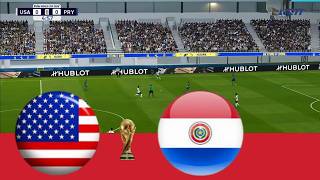 Usa Vs Paraguay Fifa World Cup 2026 Pes 2021 Live Simulation
