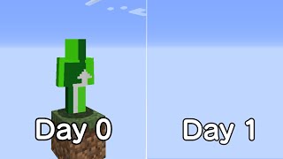 I spent 1 day on one block minecraft by Dan 28,037 views 3 years ago 34 seconds
