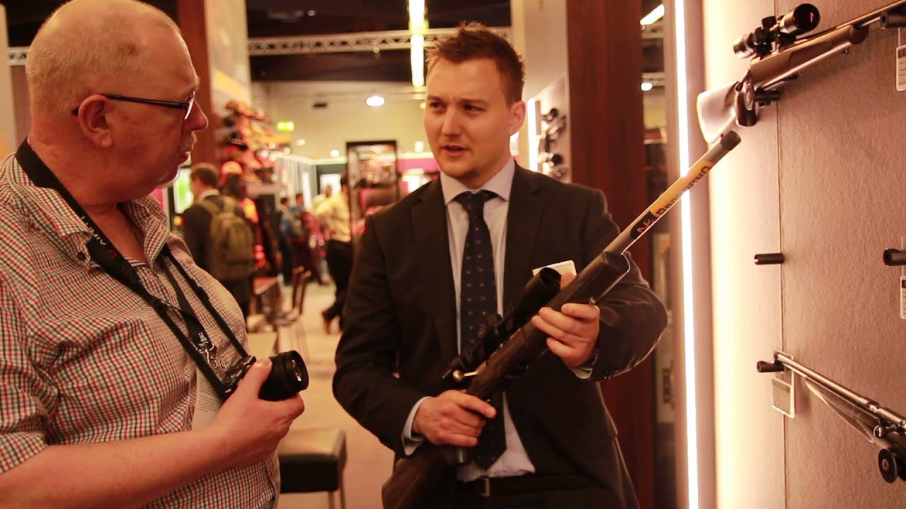 IWA 2015 Browning T-Bolt Target Varmint Stainless Rimfire Rifle shooting in dc
