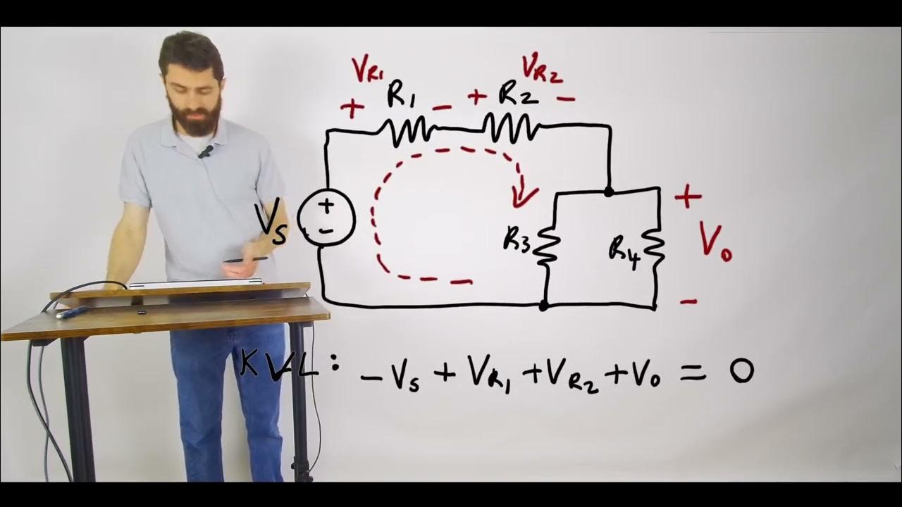 KVL and KCL Example Explained - YouTube