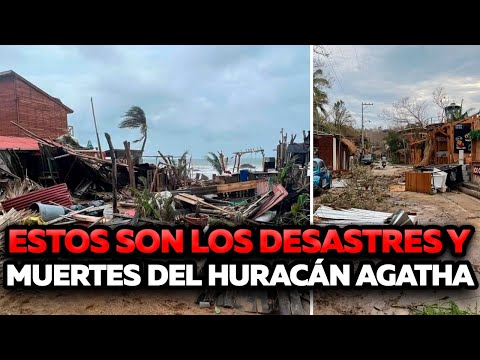 🔴 Así quedó México después del paso del Huracán Agatha, Advierten que se viene otro huracán