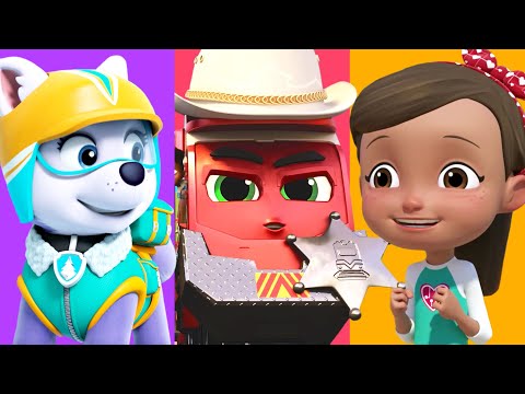 PAW PATROL WHALE RESCUE + RUSTY RIVETS & MIGHTY EXPRESS