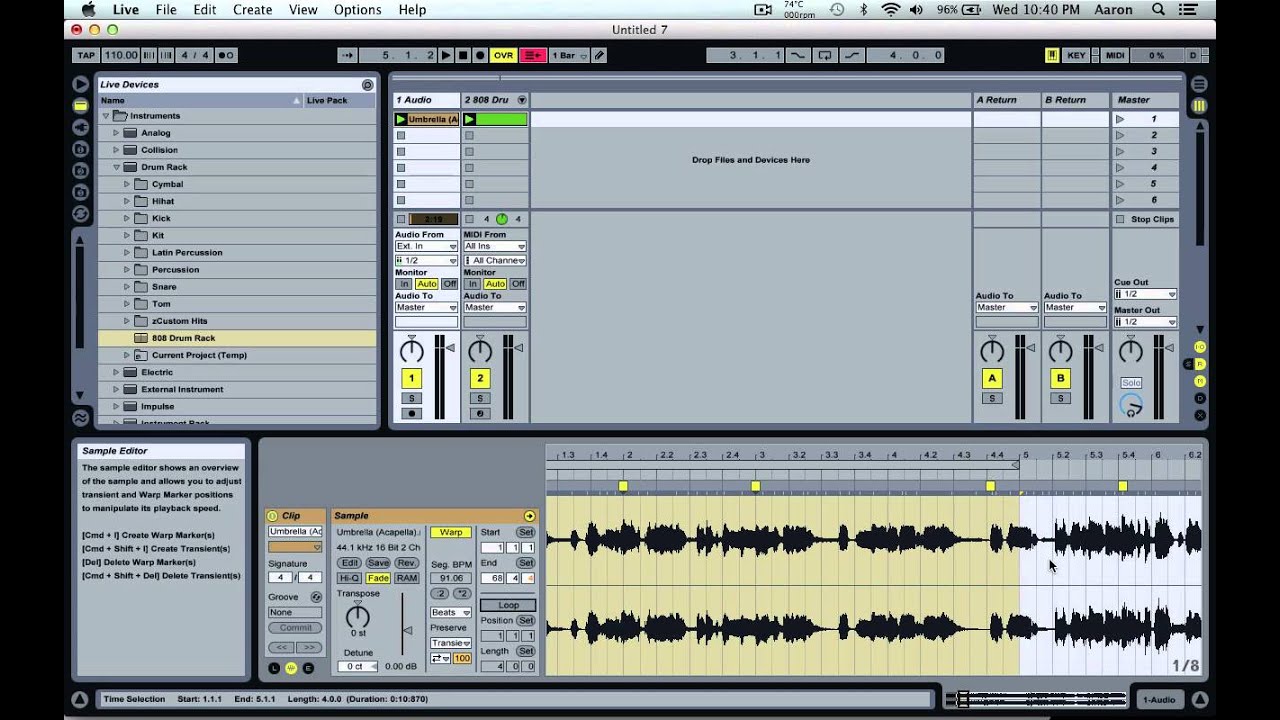 Ableton 101: Warping and Slicing to MIDI - YouTube