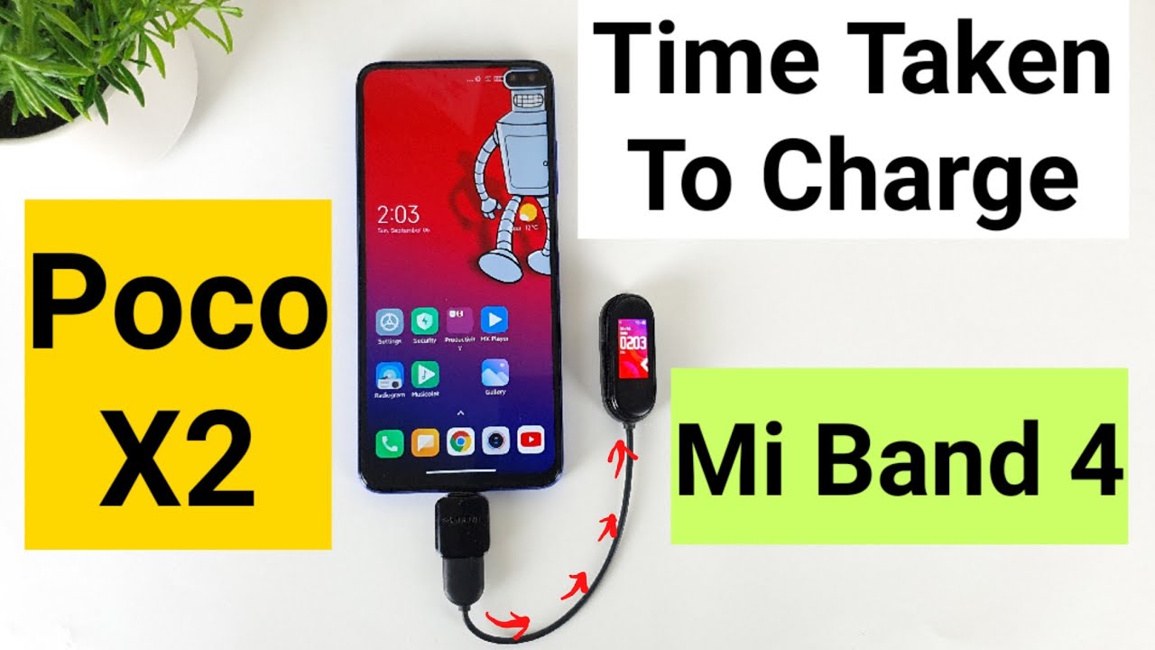 Poco x2 charging mi band 4 speedtest 0-100%