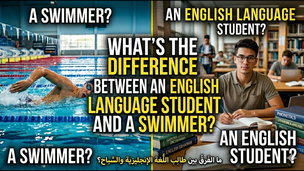 English Learning Tips - What's different between English Language Students and Swimmers