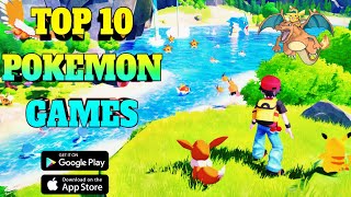 TOP 10 BEST MULTIPLAYER POKEMON♥️ GAMES FOR ANDROID 2024