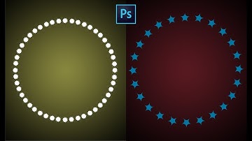 Photoshop Tips - How To Rotate Star On A Circle In Photoshop CC In Hindi-Urdu