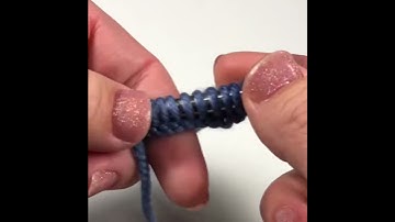 Knitted cast on tutorial video - knitting basics