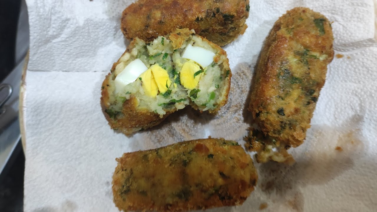 Chicken potato egg roll- Potatoes roll