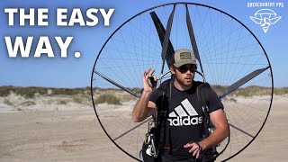 How To Start A Paramotor With A Vittorazi Moster 185 Plus