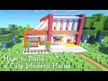 [Minecraft] How To Build A Cute Modern House