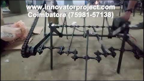 Six Legged Kinematic Moving Machine / six leg kinematic walker / six leg kinematic robot