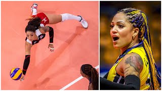 Brenda Castillo - Crazy Volleyball Libero | Amazing Saves | Women's VNL 2021