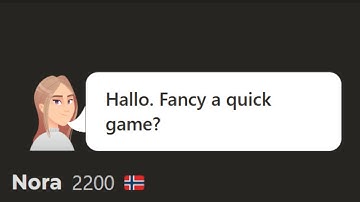 Playing against Nora until I win [Chess.com]