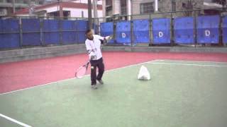 A-We Tennis Lessons 阿偉網球教室-平推式擊球B