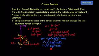 Mechanics 3 - Circular Motion - Video 3