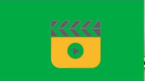 Animated Clapper Board Green Screen