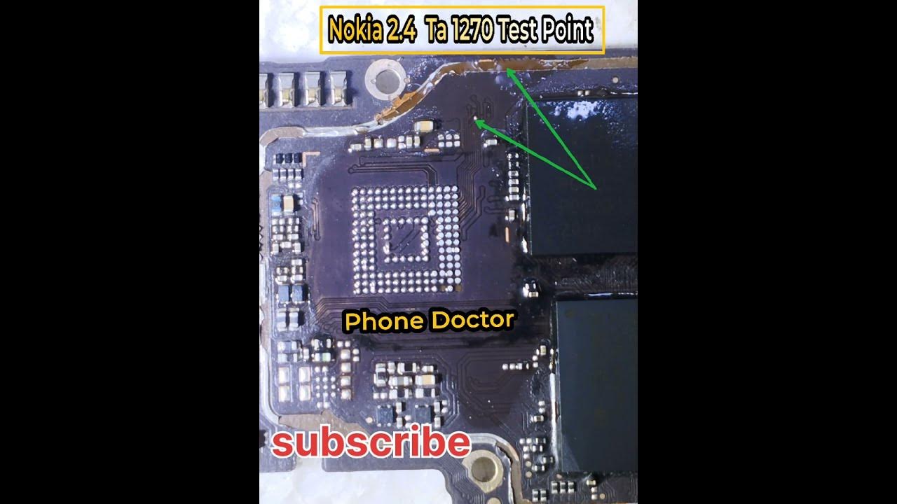 Test point for nokia 2 4 t p ta 1270 pattern pin lock and remove frp