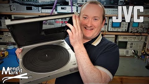 1982 Linear Tracking Turntable Repair (JVC L-E600)
