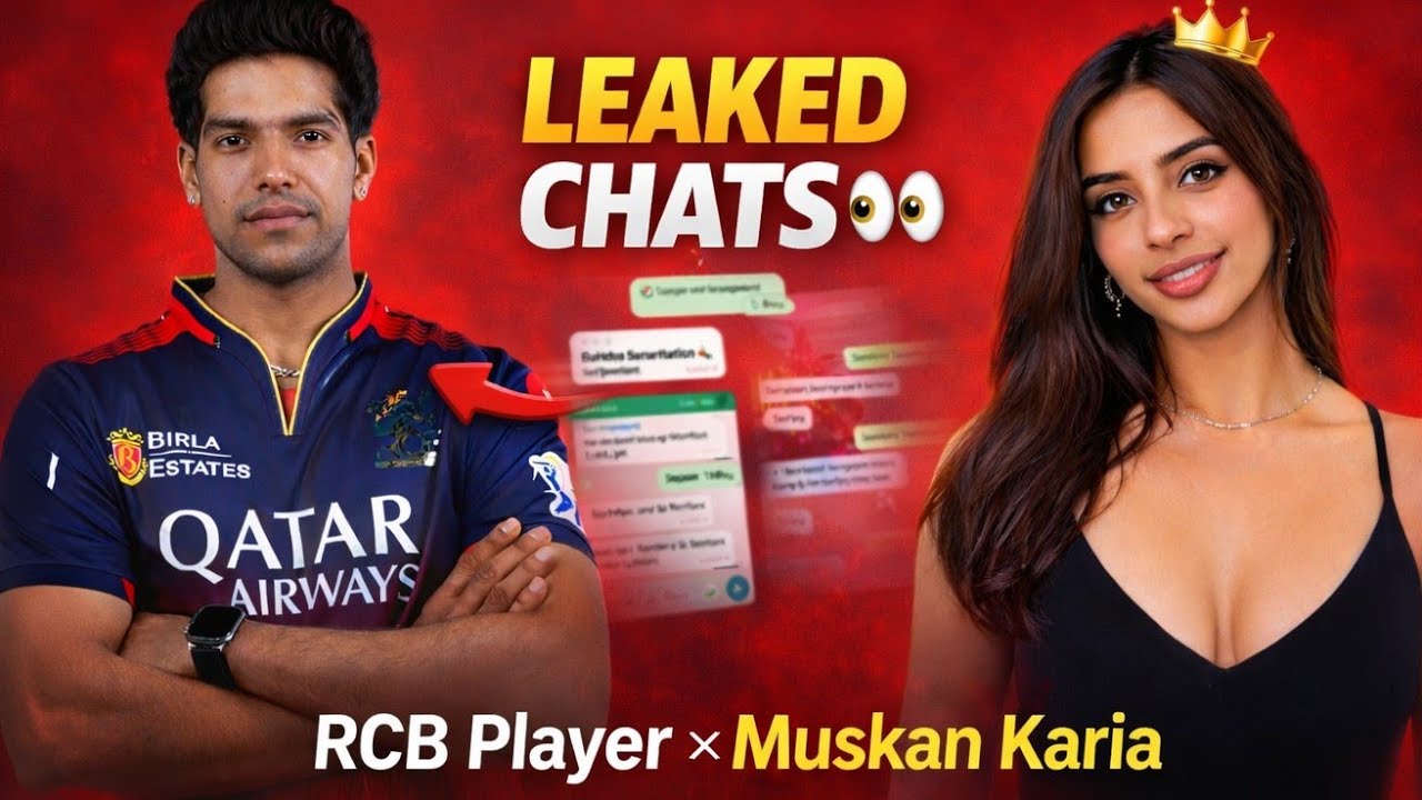 RCB Player × Muskan Karia | Paid Content & Leaked Chats
