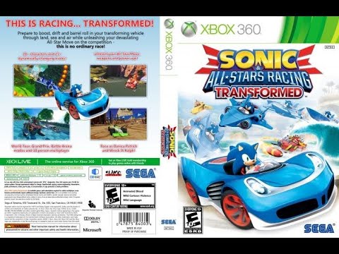 Sonic All Stars Racing Transformed Xbox 360 Game For Sale