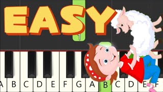 (EASY⭐1.0) Mary Had a Little Lamb | One Hand Beginner Piano Tutorial