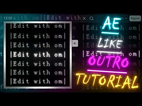 Ae like Outro tutorial in Capcut 💀🖐🏻 #video #viral #tutorial #capcut 