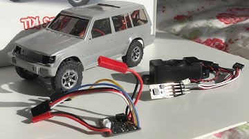 How to fit  electronics and sound to the  Orlandoo Pajero OH32A02 1/32 RC truck