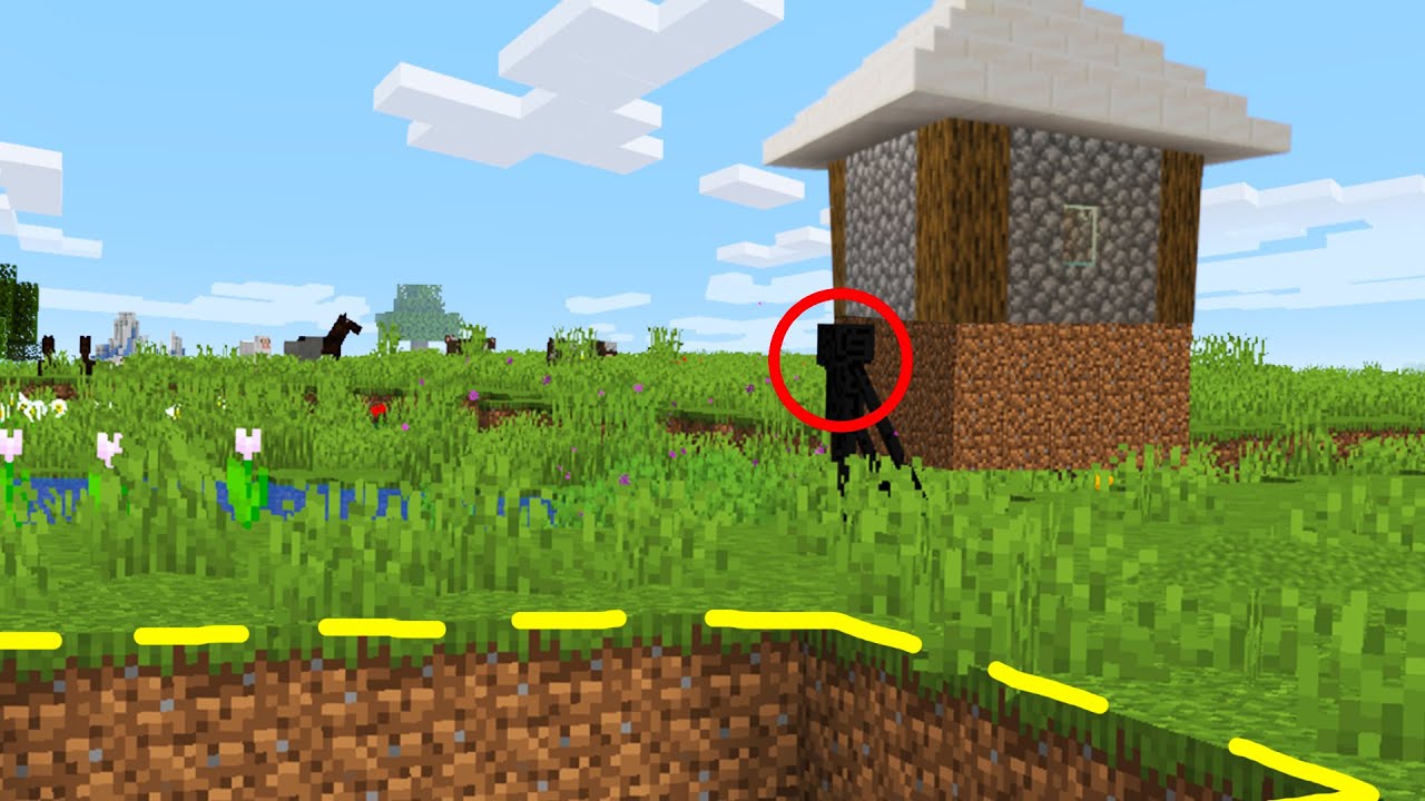 I made an endermen STEAL this players entire house... YouTube