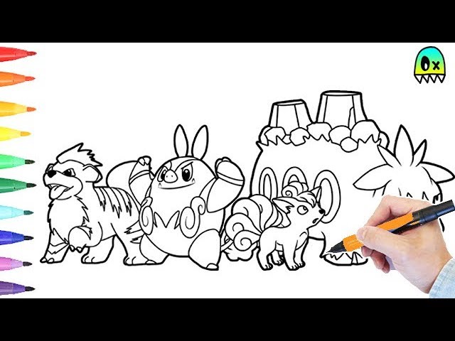 Give you 489 pokemon coloring pages book for children by Abahloussbrahim