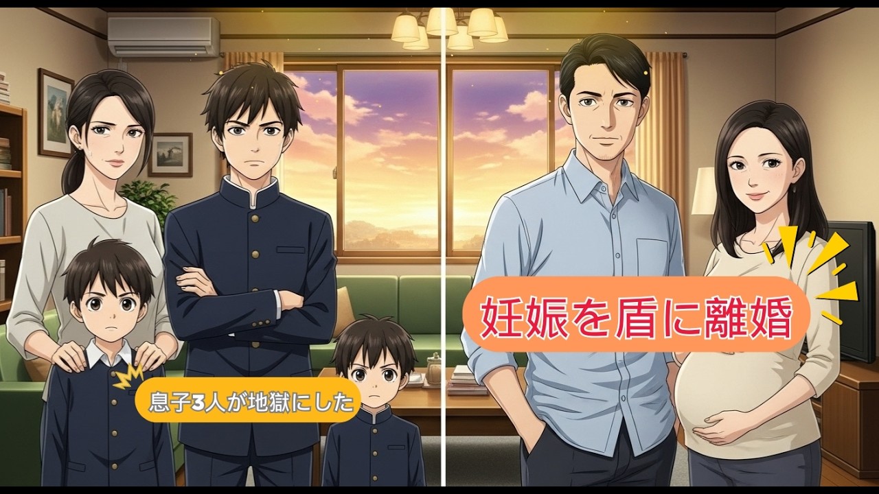 インターンJD妊娠を盾に離婚宣言→父側へ行った息子3人が地獄を作った