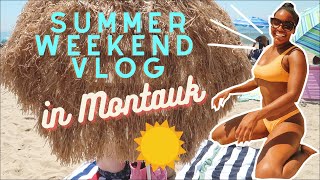 going to the Hamptons, NY | SUMMER WEEKEND VLOG + The Montauk Beach House Review