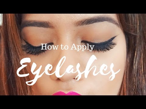 How To Apply Eyelashes | Debasree Banerjee