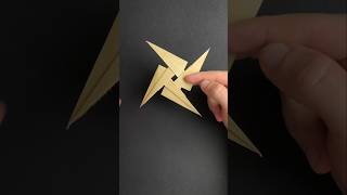 Super Flying Ninja Star 🌟 #origami #diy