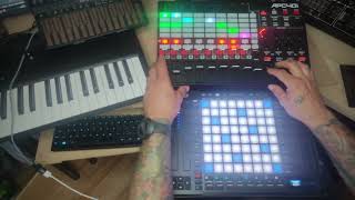 Coynewave Synthwave With Akai Apc 40Mk2 ,Akai Apc64, Ableton Live 12,2 Arturia Minibrute V