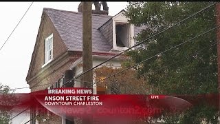 Anson Street Fire Downtown Charleston