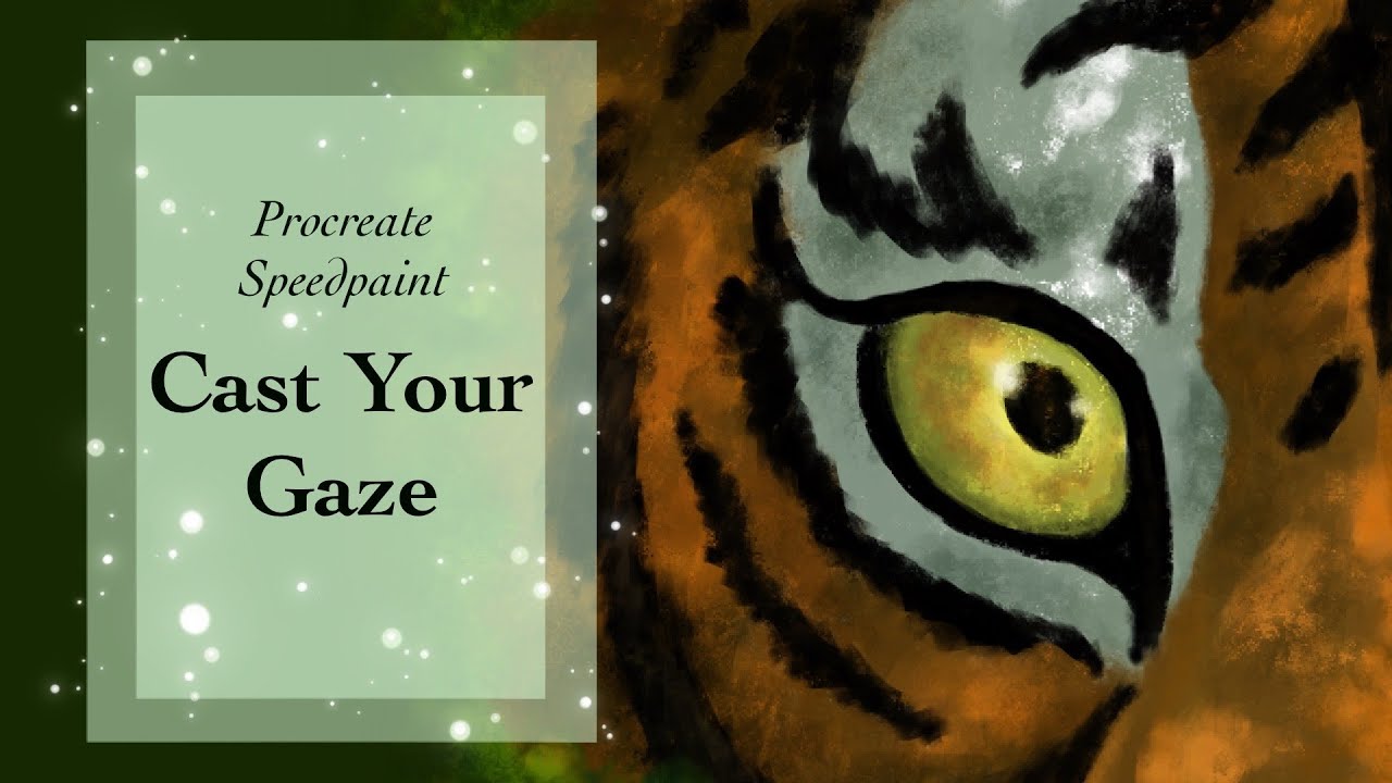 Cast Your Gaze Procreate Speedpaint (Mild Flash Warning) YouTube