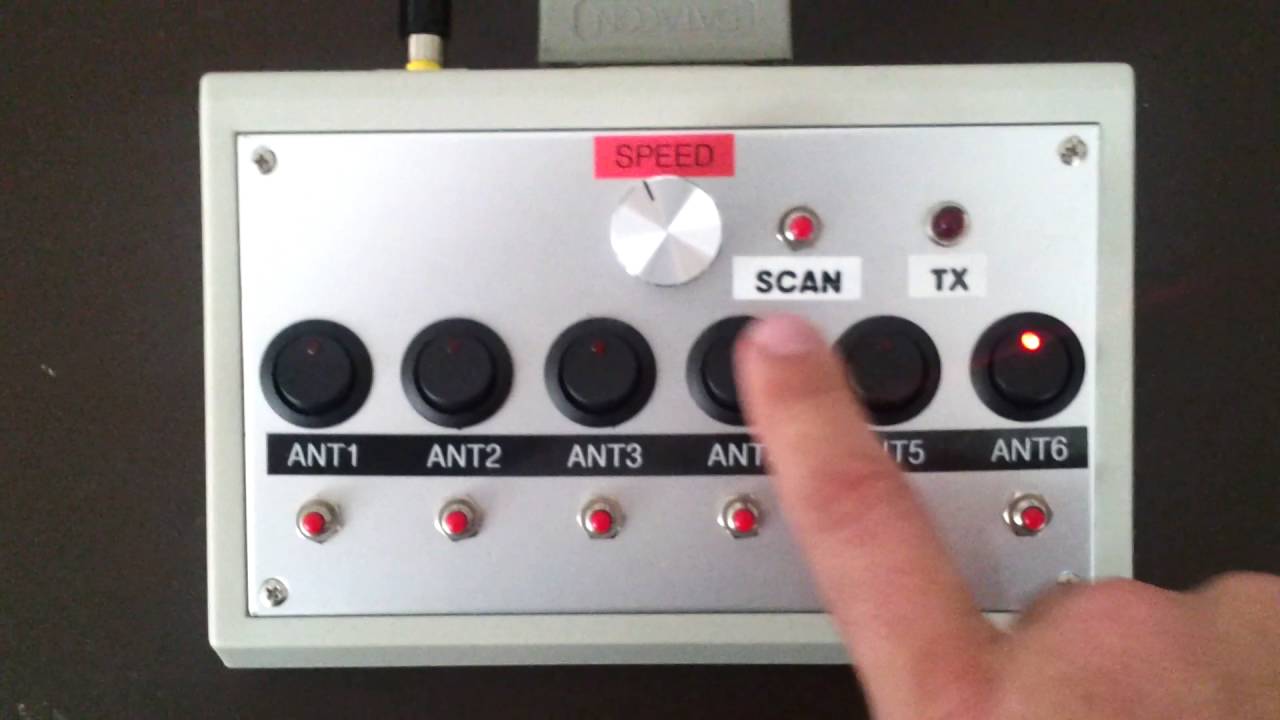 HB9EFK Domino Antenna Switch for VHF/ UHF Contest - YouTube