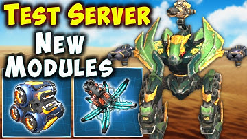 New ACCELERATOR & FORTIFIER Modules Test Server War Robots Gameplay WR