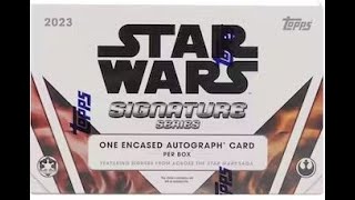 2023 Star Wars Signature Series Box Opening - Failed