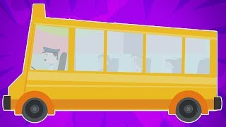 Колеса на автобусе | детские рифмы для детей | автобусная песня в россии | Wheels On The Bus Song