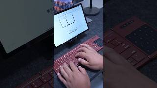 Ultimate productivity tool for mobile work:Pocket-sized folding keyboard that you can use anywhere!