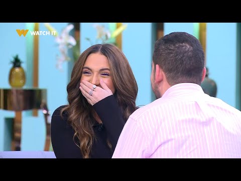 معكم | رنا رئيس دمّعت من الفرحة .. حبيبها طلب إيديها على الهواء 💍❤️