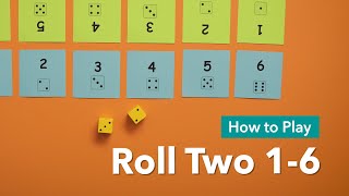 Roll Two 1-6 | How to learn addition while having fun!