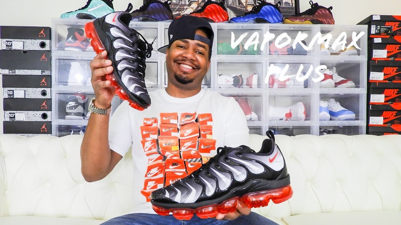 nike vapormax plus red shark tooth