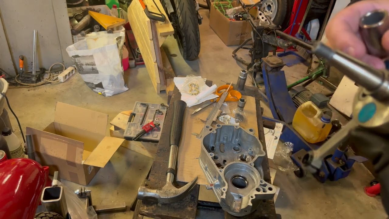 Tunturi Puch kampiakselin shimmaus