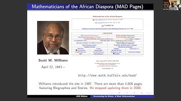Documenting the History of Black Mathematicians