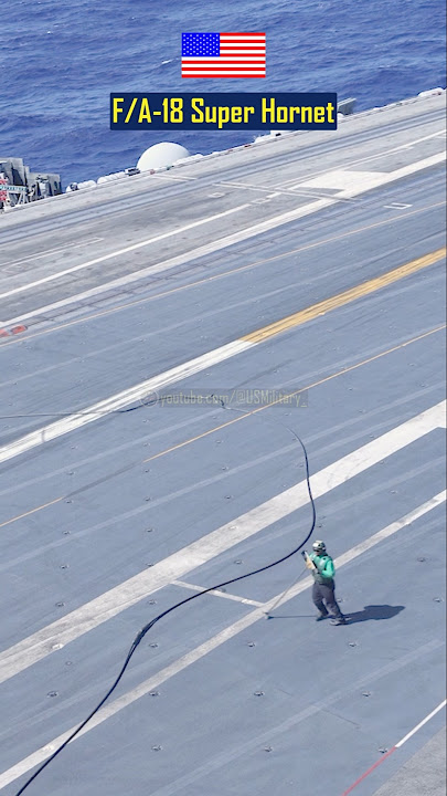 Important Cable Used to Save F/A-18 Super Hornet Aircraft During Carrier Landings