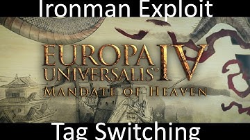 EU4 Ironman Exploit: Country Switching(Out dated)